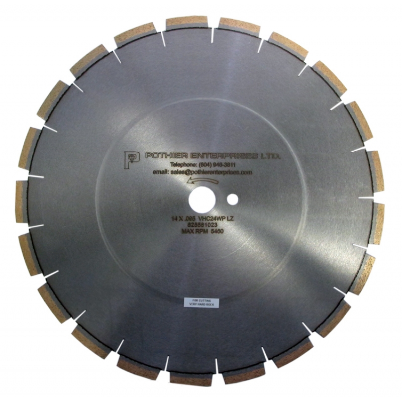 Segmented Core Cutting Blade - order from Ranger Mining Equipment Ltd
