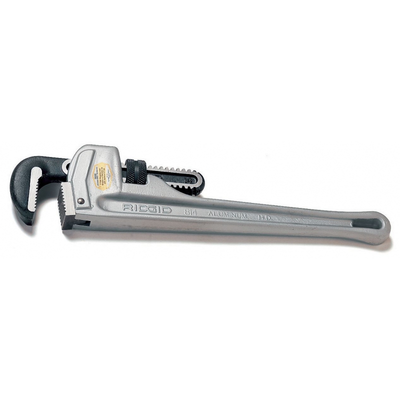 Ridgid Aluminum Straight Pipe Wrench available from Ranger Mining Equipment